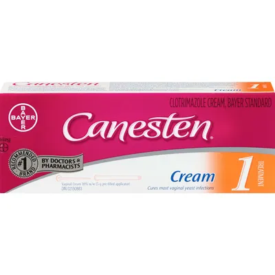 Canesten Extra Strength External Antifungal Cream for Yeast Infection,  Relief from Itching and Burning, 15g