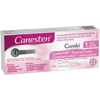 Canesten Combi 1 Day ComforTAB Vaginal Tablet and External Cream for Yeast Infection , 1 Treatment