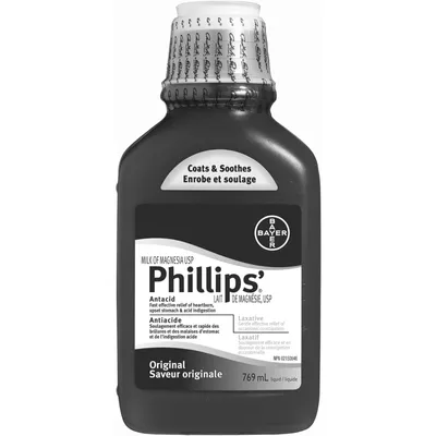 Phillips Milk of Magnesia Original, Constipation Relief, Cramp Free, Stimulant-Free, 769ml
