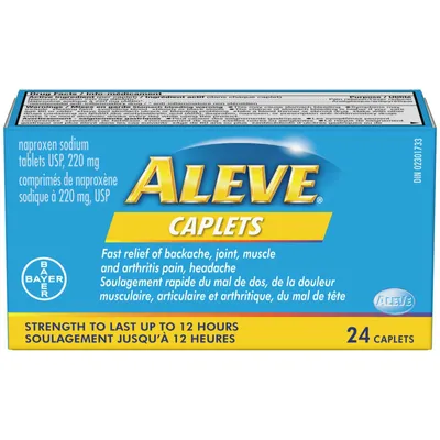 ALEVE Pain Relief, Clinically Proven, Fast-Acting, Long-Lasting, Naproxen Sodium