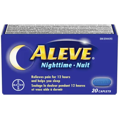 ALEVE Nighttime, Pain Reliever and Sleep Aid, Naproxen Sodium