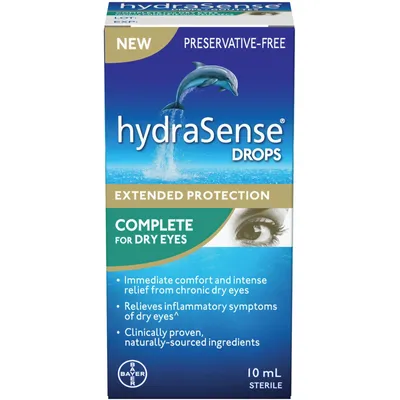 Complete Eye Drops For Dry Eyes - Preservative Free Eye Drops For Dry Eye Relief, Immediate Comfort And Intense Relief From Chronic Dry Eyes, Naturally Sourced, Can Use With Contacts