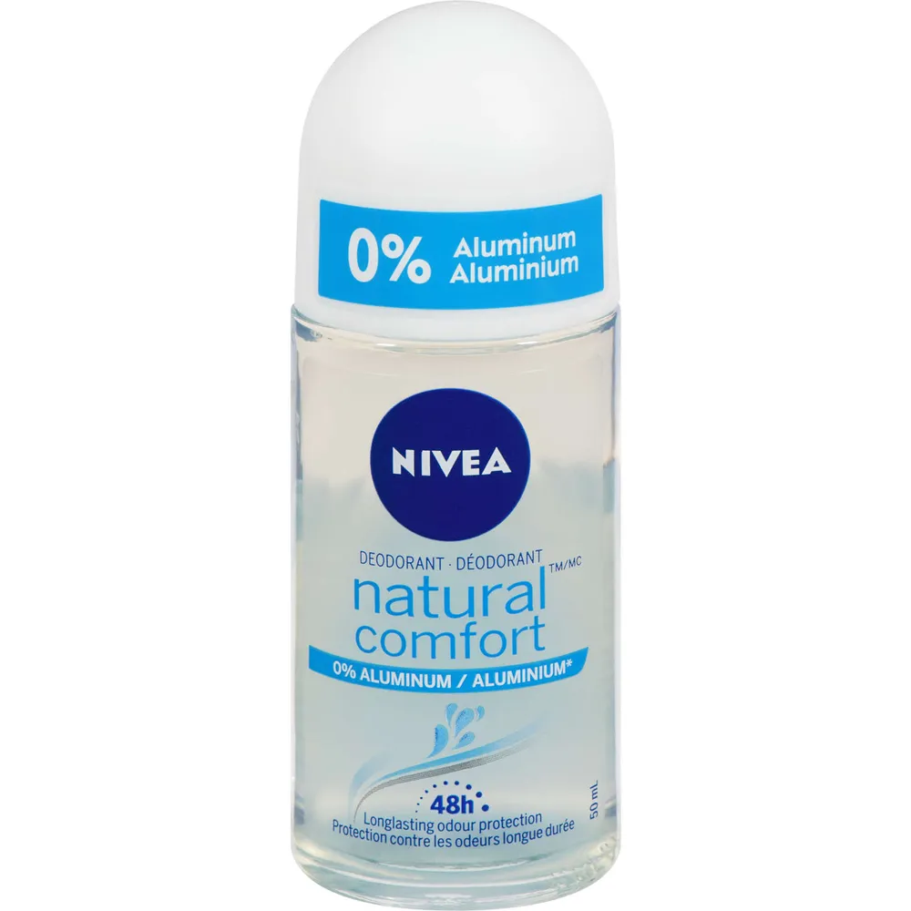 NIVEA Natural Comfort Aluminum Free Deodorant Roll-On