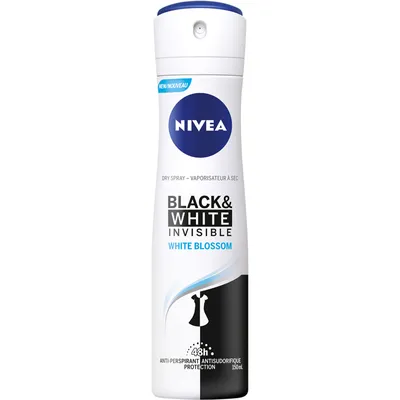 NIVEA Black & White Invisible White Blossom Anti-Perspirant Dry Spray