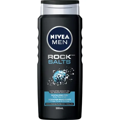 NIVEA MEN Rock Salts Exfoliating Shower Gel