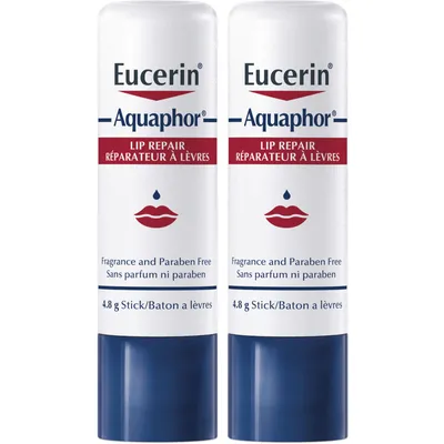 EUCERIN AQUAPHOR Lip Balm Repair Stick DUO PACK for Dry, Chapped and Cracked Lips