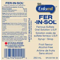 Enfamil® Fer-In-Sol® (Syrup)
