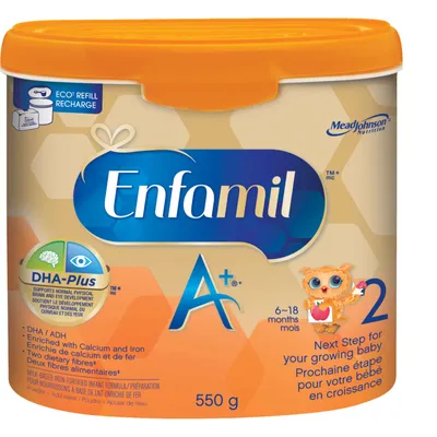 Enfamil A+ 2 Baby Formula Powder Tub