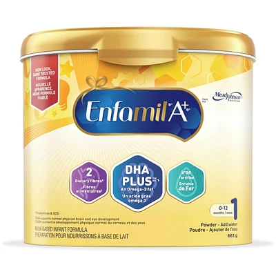 Enfamil A+, Powder Tub, 663 Gr