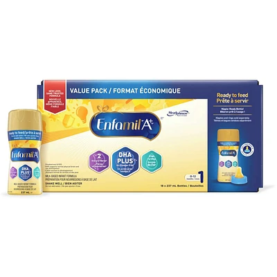 Enfamil A+, Ready-to-feed, 237ml , 18 Pk