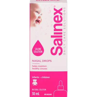 Nasal Drops, Saline Solution Infants/Children