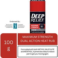 Maximum Strength Heat Pain Relief Rub, Treat Sore Muscles and Joints