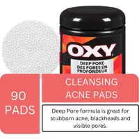 Deep Pore Cleansing Acne Pads with Salicylic Acid, For Stubborn Acne, For Blackheads and Visible Pores