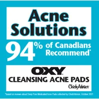 Triple Action Cleansing Acne Pads with Salicylic Acid, For Mild Acne, For Frequent Recurring Breakouts