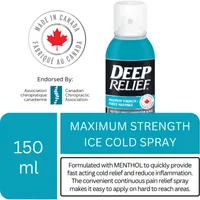 Maximum Strength Ice Cold Pain Relief Spray, Reduces Inflammation