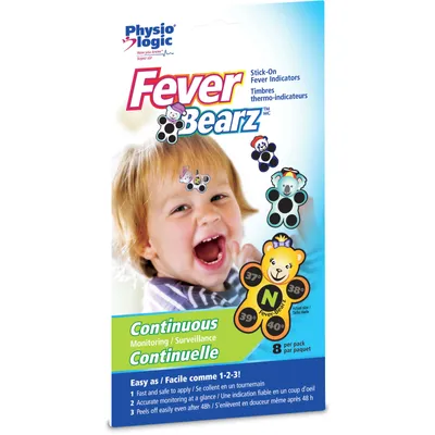 Fever-Bearz® Stick-On Fever Indicators