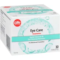 Eye care towelettes