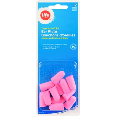 tapered soft fit ear plugs