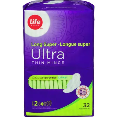 Life Ultra Thin Long Super With Flexi-Wings