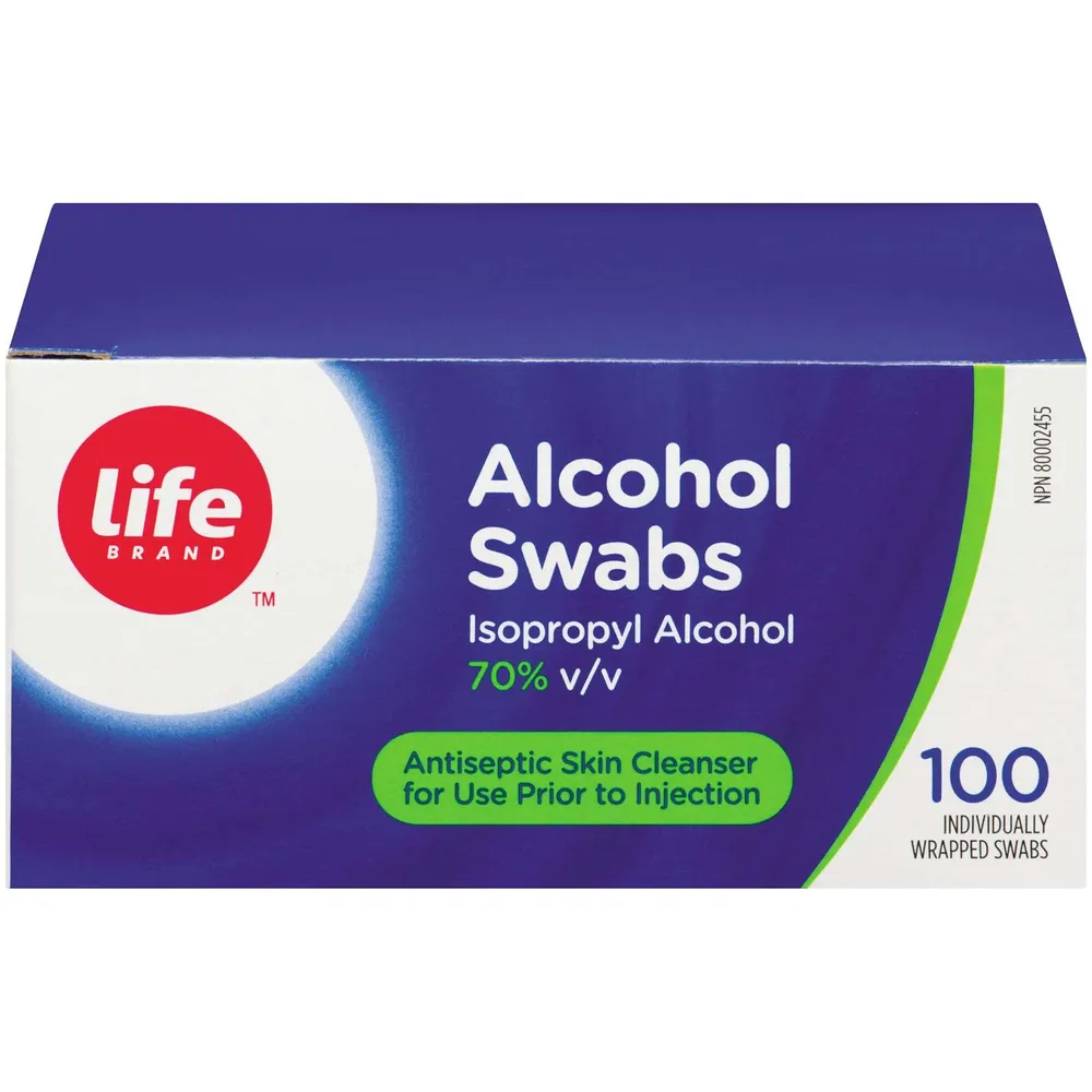 Alcohol Swabs, Isopropyl Alcohol 70% v/v