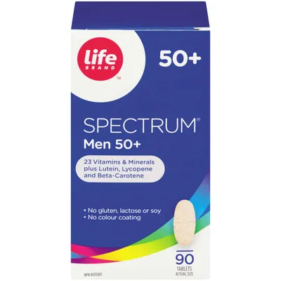 Spectrum Multivitamin Men 50+