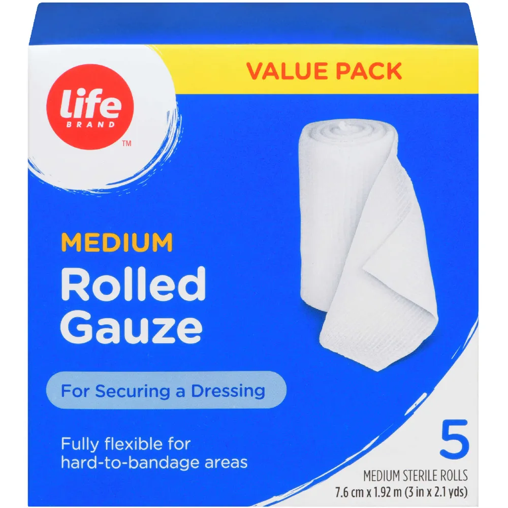 Rite Aid First Aid Gauze Pads, Variety Pack - Includes 25 Assorted Gauze  Pads & Tape | Sterile Gauze Pads | First Aid Kit | Wound Care Supplies