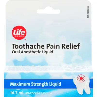 Toothache Pain Relief Maximum Strength Liquid