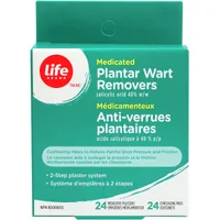 Life Brand Medicated Plantar Wart Removers  Salicylic Acid 40% w/w