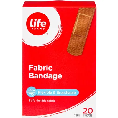 Fabric Bandages Light 20ct