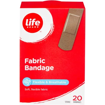 Fabric Bandages Dark 20ct