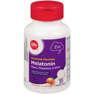 Melatonin plus L-Theanine, 5-HTP