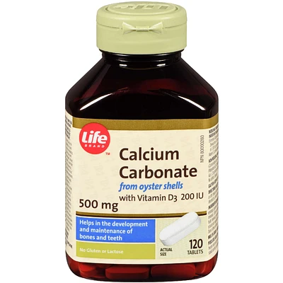 Calcium Carbonate 500mg  with Vit D3 200IU