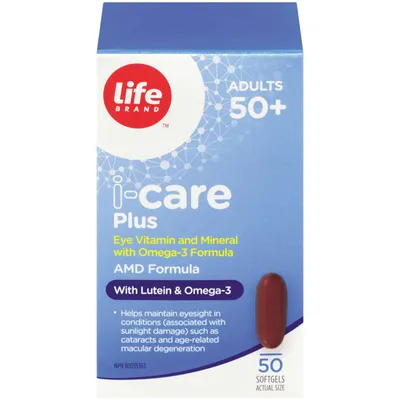 I - Care Plus Adult 50+ w/ Lutein&Omega