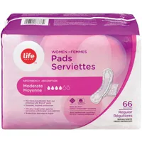 LB Womens Pads Moderate Reg