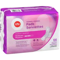 LB Womens Pads Moderate Reg