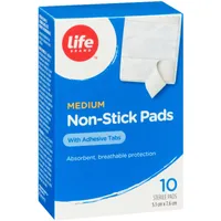 LB Sterile Nonstick Pads with Adhesive Tabs