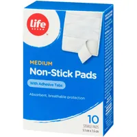 LB Sterile Nonstick Pads with Adhesive Tabs