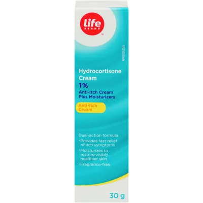 1% Hydrocortisone Anti-Itch Cream Plus Moisturizers