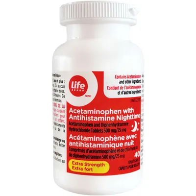 LB Acetaminophen with Antihistamine Nighttime