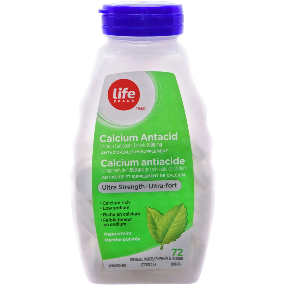 Calcium Antacid Ultra Strength Peppermint