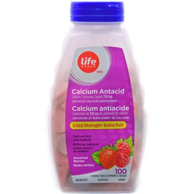 Extra Strength Calcium Antacid Assorted Berries