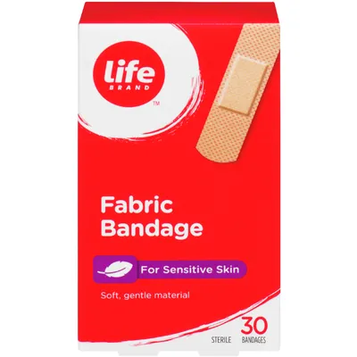 fabric bandage for sensitive skin