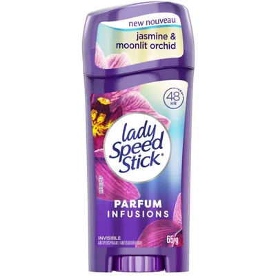 Lady Speed Stick Parfum Infusions Antiperspirant / Deodorant Stick, Jasmine & Moonlit Orchid