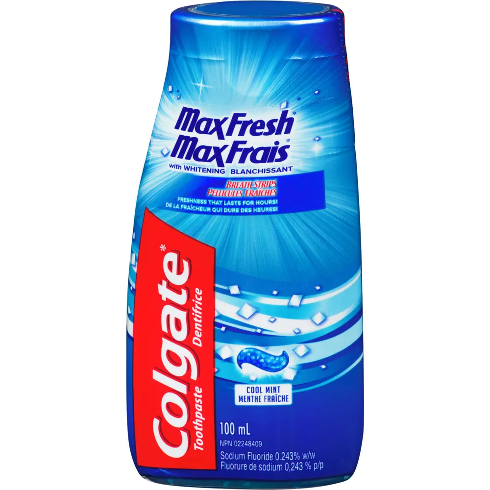 Colgate Max Fresh Liquid Gel 2-in-1 Toothpaste and Mouthwash, Cool Mint