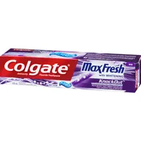Colgate Max Fresh Knockout Toothpaste with Mini Breath Strips, Mint Fusion