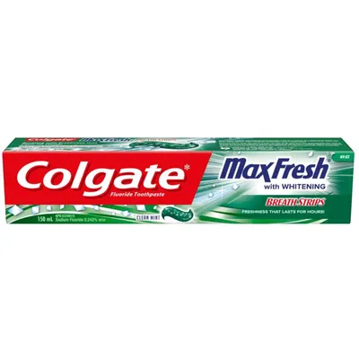 Colgate Max Fresh Toothpaste with Mini Breath Strips