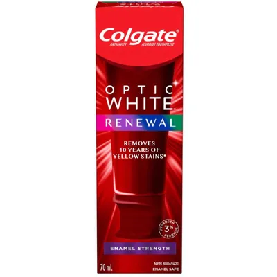 Colgate Optic White Renewal Enamel Strength Teeth Whitening Toothpaste