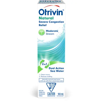 Otrivin Natural Severe Congestion Relief Moderate Stream