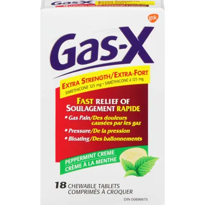 Gas-X Extra Strength, 18 units