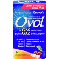 Ultra Strength Anti-Gas Chewable Cherry Tablets